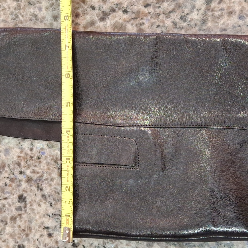 "NINE WEST" Above the knee black leather boots. SZ. 7.5 genuine leather. Perfect - Picture 9 of 17